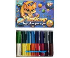 Plastilinas RUDIX, 16 sp. po 20 g, su peiliuku