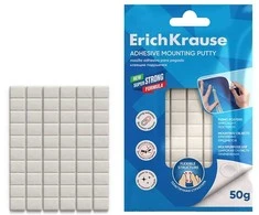 Plastilininiai klijai, ErichKrause, 50 g, baltos sp.