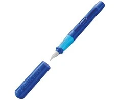 Plunksnakotis JUNIOR, Pelikan, A storio iridžio plunksna, mėlynos sp., dėžutėje