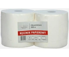 Popieriniai rankšluosčiai, rulone, 200m, 2 sl., celiuliozė