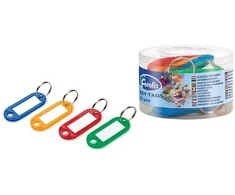 Raktų pakabukas FOROFIS, 50x22mm, plastikinis, įvairių sp.
