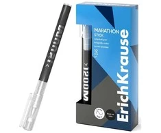 Rašiklis-roleris MARATHON STICK, ErichKrause, 0.5mm, juodos sp.