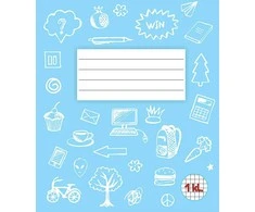 Technoinform Sąsiuvinis 1 klasei, A5, langeliais, 12 lapų, 70gsm