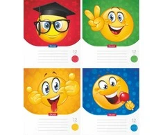Sąsiuvinis 2 klasei, A5, linija, 12 lapų, 100gsm, kartoniniu viršeliu