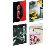 Sąsiuvinis kietu viršeliu NOTEBOOK, Grand, A5, linija, 96 lapai