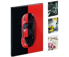 Sąsiuvinis kietu viršeliu NOTEBOOK, Grand, A5, linija, 96 lapai