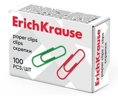 Sąvaržėlės ErichKrause, 28 mm, 100 vnt., dengtos plastiku, įvairių sp.