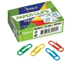 Sąvaržėlės Forpus, spalvotos, 26mm, apvalios (100)