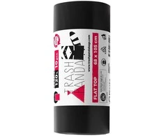 Plasta Šiukšlių maišai PACLAN, 120 litrų, 10 vnt., 35 mkr, LDPE plastikas, juodos sp.