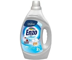 None Skalbimo gelis DELUXE Enzo Baltas 2 in 1, 50 skalb., 2 L