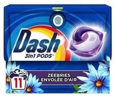 Skalbimo kapsulės DASH 3-in-1 See Breeze, 11 vnt.