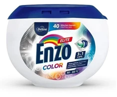 Skalbimo kapsulės DELUXE Enzo Elite 3in1 Color, 40vnt.