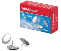 Smeigtukai, ErichKrause, 7mm, 50 vnt., metaliniai