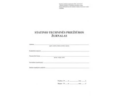 Statinio techninės priežiūros žurnalas 0720-045