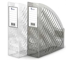 Stovas dokumentams Forpus, 7cm, skaidrus, plastikinis