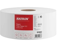 Tualetinis popierius KATRIN Gigant Jumbo S2, rulone, 100 m, 2 sl., celiuliozė