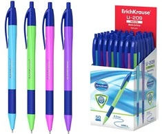 Ultra glide automatinis tušinukas U-209 NEON MATIC&amp;GRIP, ErichKrause, 1.0mm, mėlynos sp.