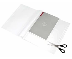 Panta Plast Aplankalai A4, lipniu krašteliu, karpomi, skaidrūs, 10 vnt.