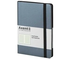Užrašų knyga PARTNER SOFT, Axent, A5, 96 lapai, 80gsm, langeliais, minkštas PU viršelis, šv. mėlynos sp.