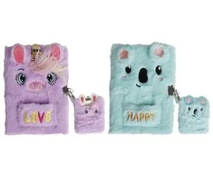 Užrašų knygelė - dienoraštis LOVE &amp; HAPPY, MP, A5, 80 lapų, 80gsm, su spynele
