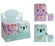 Užrašų knygelė - dienoraštis LOVE &amp; HAPPY, MP, A5, 80 lapų, 80gsm, su spynele