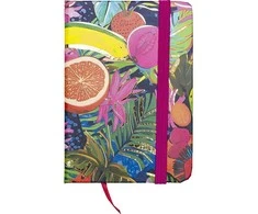 Užrašų knygelė FRUITS, Centrum, A7, 80 lapų, 77gsm, linija, kietu viršeliu, su skirtuku ir gumele
