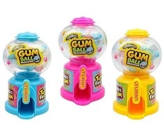 Vaisių skonio kramtomoji guma JOHNY BEE Gum Ball Machine, 30 g