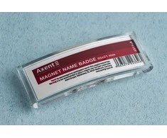 Magnetinis vardinės kortelės dėklas AXENT, 65x21 mm