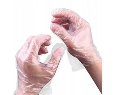 Polietileno pirštinės PLASTICPACK, HDPE, L dydis, 100 vnt.