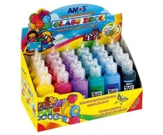 Vitražiniai dažai GD22D24, Amos, 22ml, įvairių sp.