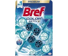 WC valiklis-gaiviklis BREF Color Aktiv Ocean, 2x50g