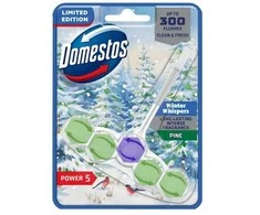 WC valiklis-gaiviklis DOMESTOS Power 5 Winter Whispers Pine, 50 g