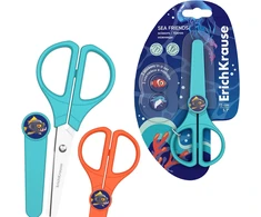 Žirklės SEA FRIENDS, ErichKrause, 13 cm, užapvalintais galiukais