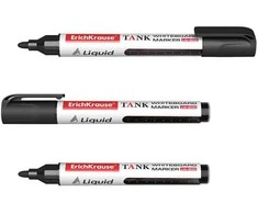 Žymeklis baltai lentai LIQUID TANK LW-600, ErichKrause, 2.5 mm, juodos sp.