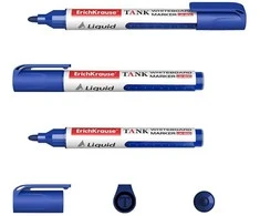 Žymeklis baltai lentai LIQUID TANK LW-600, ErichKrause, 2.5 mm, mėlynos sp.