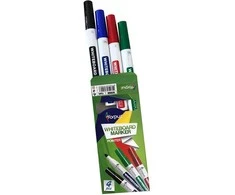 Žymeklių rinkinys baltai lentai FORPUS, 1.0-3.0mm, 4 sp.