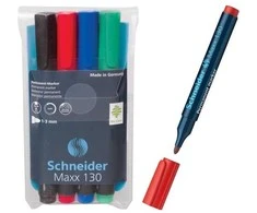 Žymeklių rinkinys MAXX 130, Schneider, 1-3mm, 4 sp.