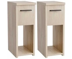 2-jų naktinių staliukų komplektas ComfortCove, rudas