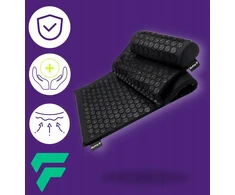 Akupresūros masažinis kilimėlis DrFIT, juodas