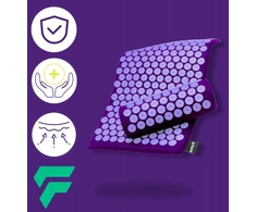 Akupresūros masažinis kilimėlis DrFIT, violetinis
