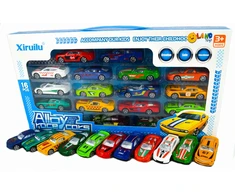 Automobiliukų rinkinys LandToys, 16 vnt