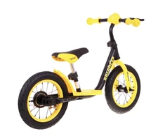 Balansinis dviratis SporTrike, juodas/geltonas