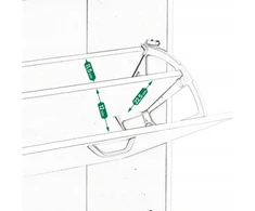 Batų spintelė Jumi, 113x60x24 cm