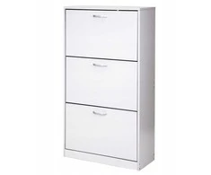 Batų spintelė Jumi, 113x60x24 cm, balta