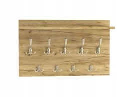 Drabužių kabykla HWS Furniture, 65x40x14 cm, ruda