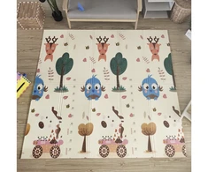 Dvipusis lavinamasis kilimėlis Happy kiddo, 180x150 cm