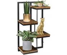 Loft Inspired Bipohome "Hagart" "Rustic" senovinio ąžuolo juodas kabantis gėlynas