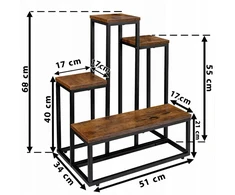 Gėlių stovas Renew Force, 68 cm