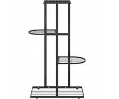 Loft Gėlių stovas Framado, 76 cm, juodas