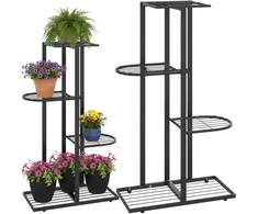 Loft Gėlių stovas Framado, 76 cm, juodas
